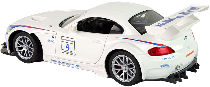 Auto zdalnie sterowane Lean Toys BMW Z4 Białe (13736) (5905515359344) - obraz 4
