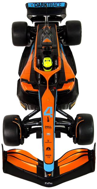 Auto zdalnie sterowane Rastar McLaren F1 1:12 Czarno-pomarańczowe (15291) (5905515356770) - obraz 9
