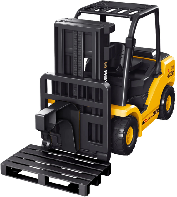 Wózek widłowy zdalnie sterowany Lean Toys 2.4G Żółty (22701) (5905991050506) - obraz 3