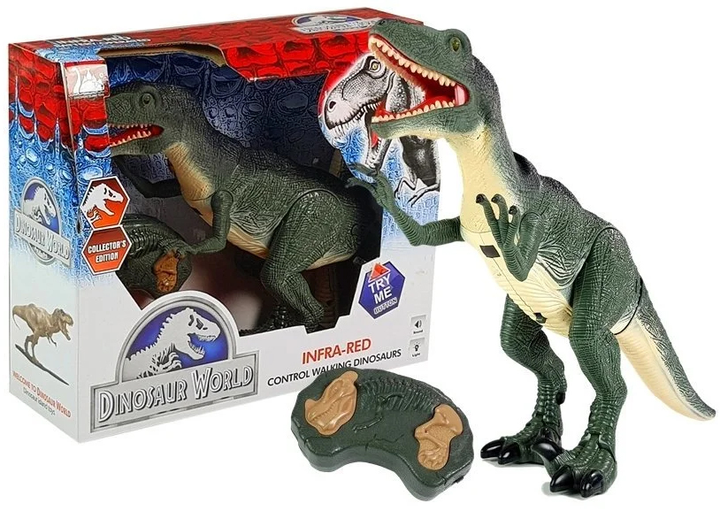 Динозавр на радіокеруванні Lean Toys T-Rex зі звуками (3988) (5902808159827) - зображення 2