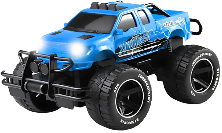 Auto zdalnie sterowane Lean Toys 1:14 Niebieskie (20253) (5905991025368) - obraz 3