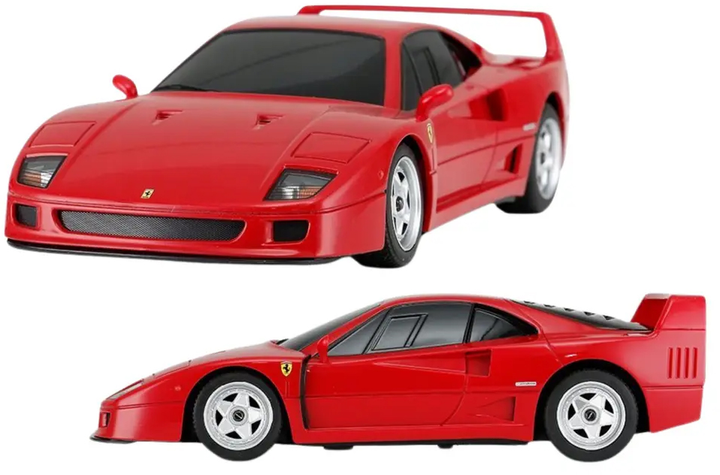 Auto zdalnie sterowane Rastar Ferrari F40 Czerwone (20608) (5905991028949) - obraz 3