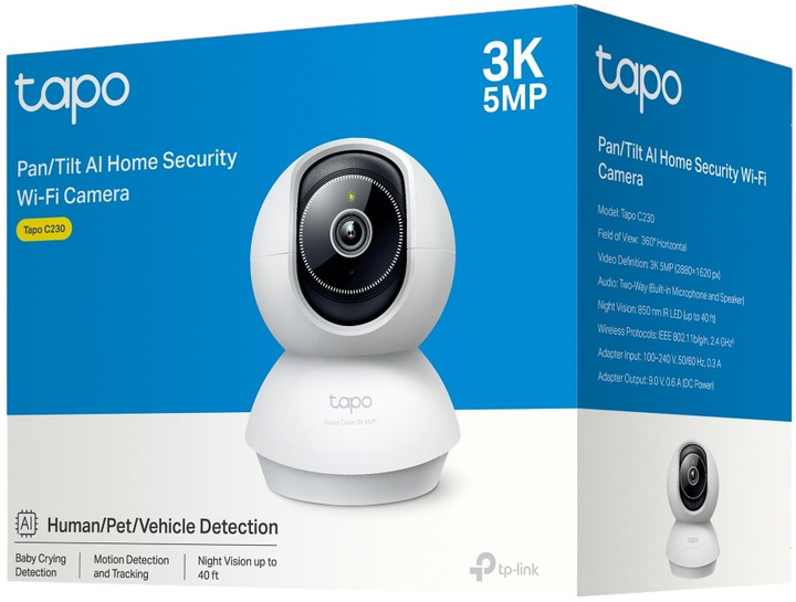 Kamera IP TP-Link Tapo C230 Wi-Fi - obraz 3