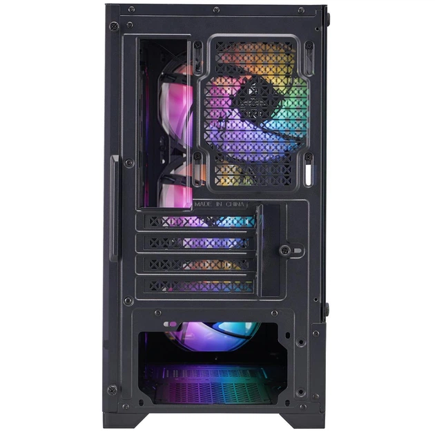 Корпус 1stPlayer H2-BK-4F7 Black без БП (H2-BK-4F7) - изображение 4
