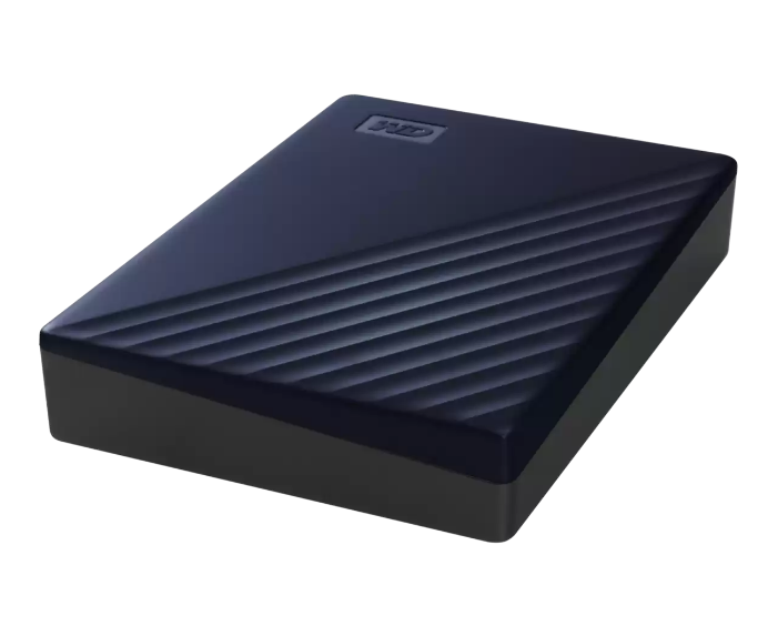 Портативний жорсткий диск для макбуків WD My Passport for Mac 5 TB (WDBA2F0050BBL-WESN) синій - зображення 2
