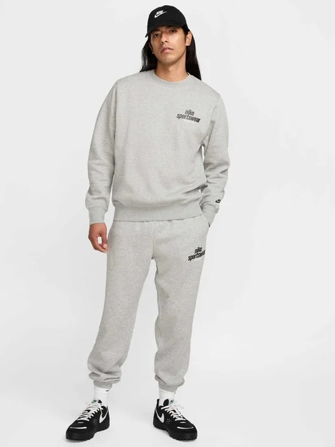 Спортивні штани чоловічі Nike M Nk Club BB CF Pant Nsw Gfx HJ2185-063 XL Сірі (197859240746) - зображення 3