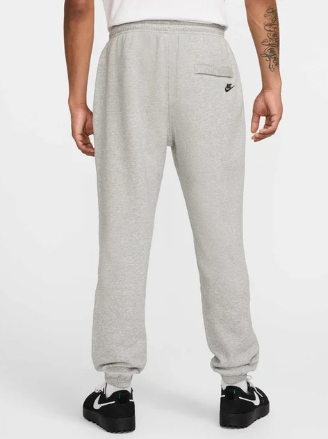 Спортивні штани чоловічі Nike M Nk Club BB CF Pant Nsw Gfx HJ2185-063 M Сірі (197859183227) - зображення 2