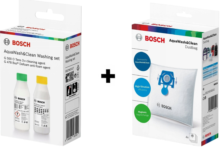 Набір аксесуарів для пилососа Bosch AquaWash&Clean - зображення 1