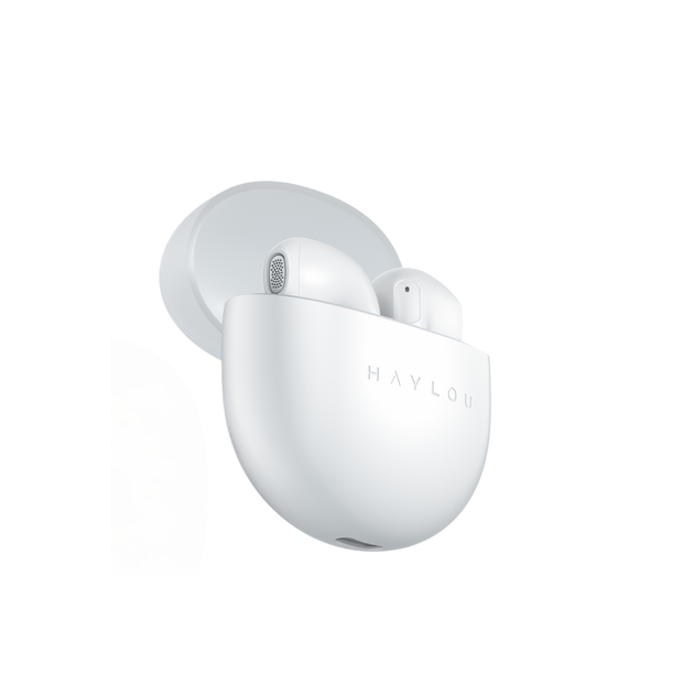 Бездротові навушники Haylou X1 Neo, TWS, IPX4, BT5.3, 30mAh, 310mAh, 5h, white 2024 UA UCRF - зображення 2