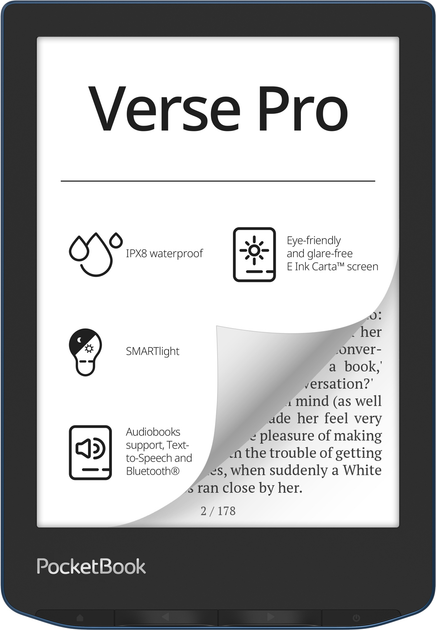 Czytnik e-booków PocketBook 634 Verse Pro Azure (PB634-A-WW) - obraz 1
