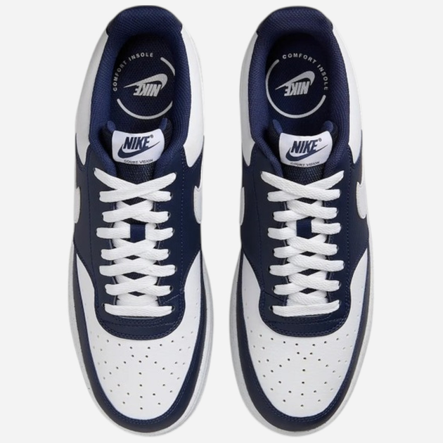 Sneakersy męskie Nike Court Vision Lo HM9862-400 43 (9.5US) Granatowe z białym (197861494861) - obraz 5