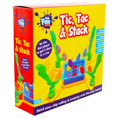 Настольная игра для семьи, 52 фишки Tic Tac & Stack / Детская игра интерактивная - изображение 4