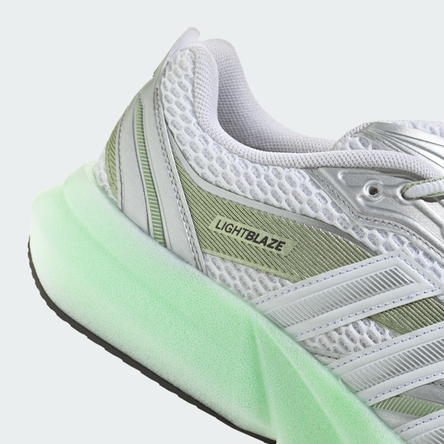 Женские кроссовки Adidas Lightblaze Glow JP6328 41.5 (7.5UK) 26 см Ftwwht/Silvmt/Malime (4068803138821) - изображение 8