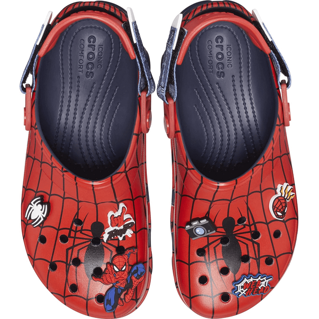 Сабо CROCS TEAM SPIDERMAN ALL TERAIN KIDS CLOG 28 Синий 208786 - изображение 12