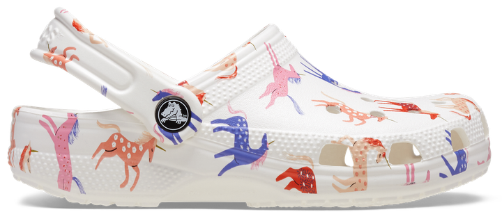 Детские сабо CROCS CLASSIC CHARACTER PRINT CLOG KIDS 33 Белые в принт 209695 - изображение 10