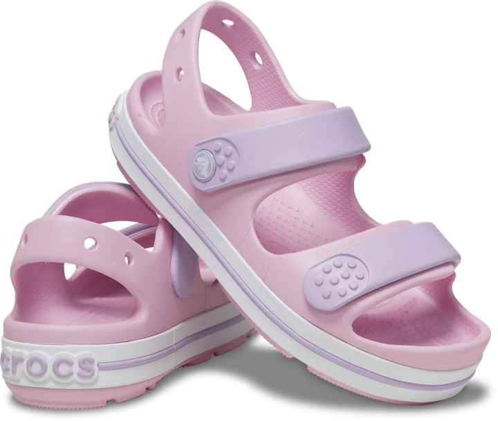 Дитячі сандалії CROCS CROCBAND CRUISER SANDAL T KIDS 25 Світло-рожевий 209424 - зображення 7