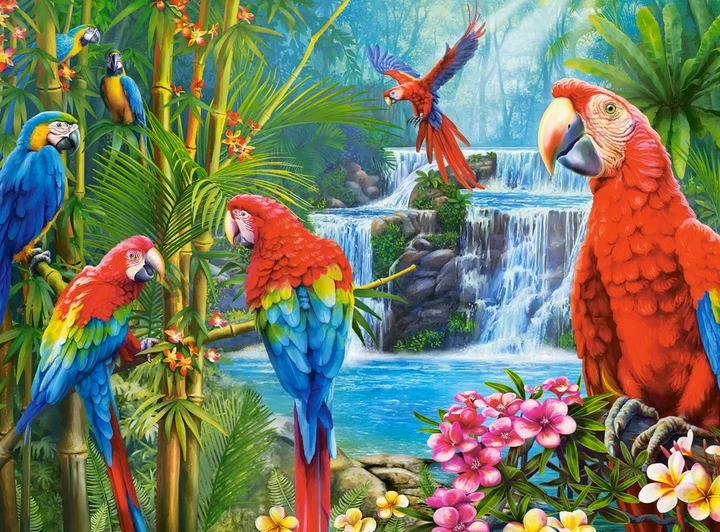 Пазли 2000 елем. Parrot meeting C-200870 Castorland - Фото 2 Пазли 2000 елем. Parrot meeting C-200870 Castorland - изображение 2