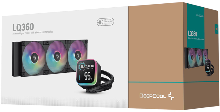 Система водяного охолодження DeepCool LQ360 Black (R-LQ360-BKLSMW-G-1) - зображення 6