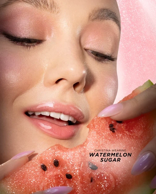 Масло для губ Gisou "Watermelon Sugar" Honey Infused Lip Oil - изображение 4