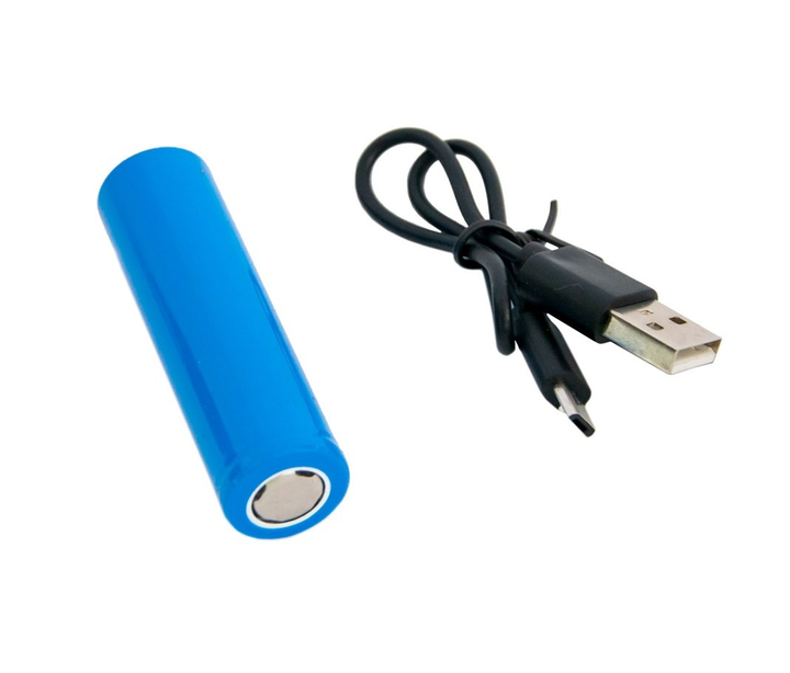 Вентилятор міні настільний з акумулятором та USB-зарядкою Mini Fan Чорний (2859) - зображення 8