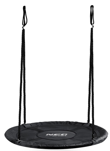 Huśtawka Neo-Sport Bocianie gniazdo NS-103 100 cm Czarna (5903890627126) - obraz 2