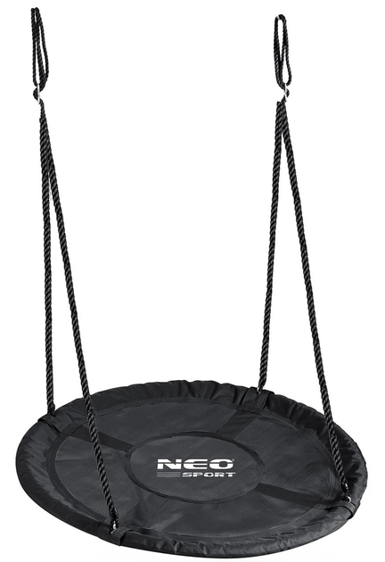 Huśtawka Neo-Sport Bocianie gniazdo NS-103 100 cm Czarna (5903890627126) - obraz 1