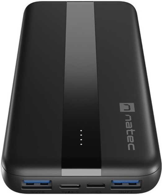 Powerbank Natec Trevi Slim Q V2 10000 mAh PD20W/QC18W Black (NPB-2294) - obraz 3
