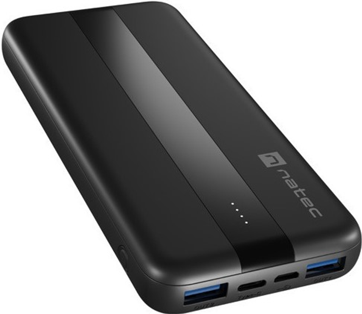 Powerbank Natec Trevi Slim Q V2 10000 mAh PD20W/QC18W Black (NPB-2294) - obraz 4