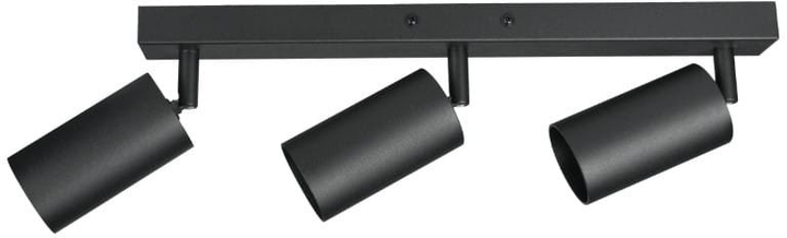 Lampa sufitowa Berge MC0340 3 x GU10 Black (5903657322288) - obraz 4