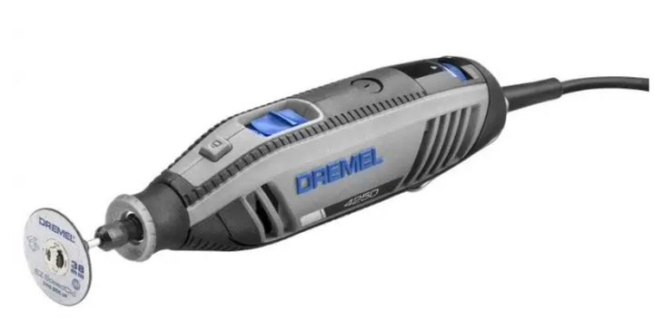 Багатофункціональний гравер Dremel 4250 Platinum+ з 6 насадками та 128 аксесуарами, у кейсі (F0134250JS) - Фото 4 Багатофункціональний гравер Dremel 4250 Platinum+ з 6 насадками та 128 аксесуарами, у кейсі (F0134250JS) - зображення 4