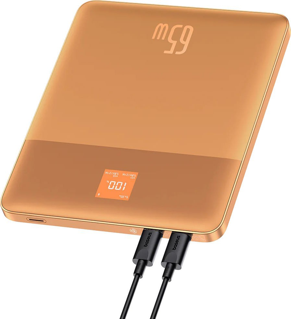 Powerbank Baseus Blade2 12000mAh 65W Sandstone Orange (P10063801733-00) - obraz 6