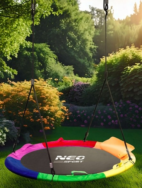 Huśtawka Neo-Sport Bocianie gniazdo Swingo 105 cm (5903890625337) - obraz 11