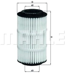 Фильтр масляный Knecht/MAHLE MB (W203) (OX 345/7D) - изображение 4