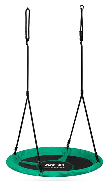 Huśtawka Neo-Sport Bocianie gniazdo Swingo 125 cm Zielona (5903890625375) - obraz 2