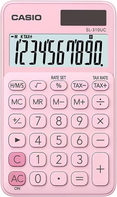 Калькулятор Casio SL-310UC-PK BOX Pink - зображення 1