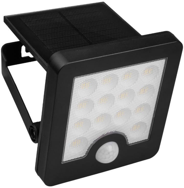 Сонячний світильник з датчиком руху DPM SBT005 500 лм 4000 К Black (5906881221921) - зображення 3
