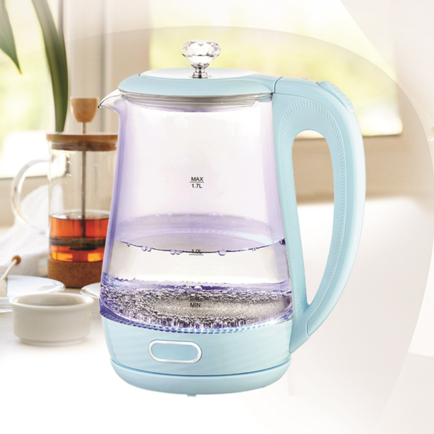 Электрочайник Maestro MR-052-Blue (MR-052-BLUE) внутренняя подсветка, 1,7 л - изображение 2