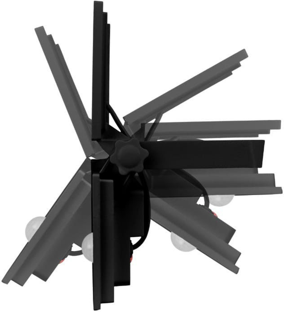 Lampa solarna z czujnikiem ruchu DPM SBT008 800 lm 4000 K Black (5906881221938) - obraz 8