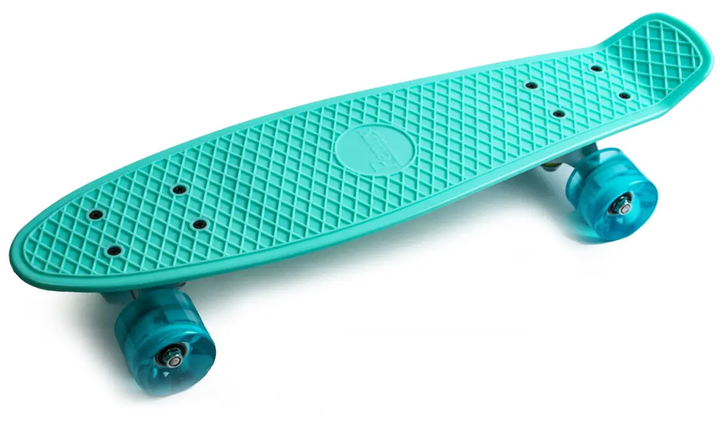 Пенниборд Penny Board TURQUOISE Бирюза на СВЕТ колесах - Фото 1 Пенниборд Penny Board TURQUOISE Бирюза на СВЕТ колесах - изображение 1