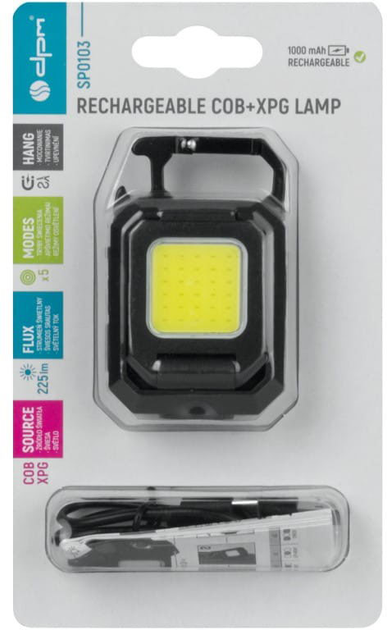 Latarka robocza DPM SP0103 ładowalna 225 lm 100 mAh (5906881228906) - obraz 16