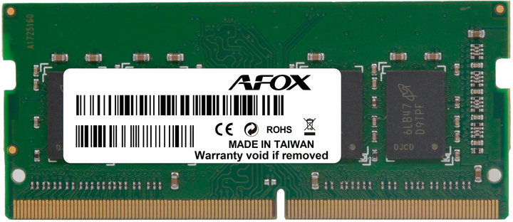 RAM AFOX SODIMM DDR3L-1866 8192MB PC3-14900 (AFSD38CK1L) - obraz 1