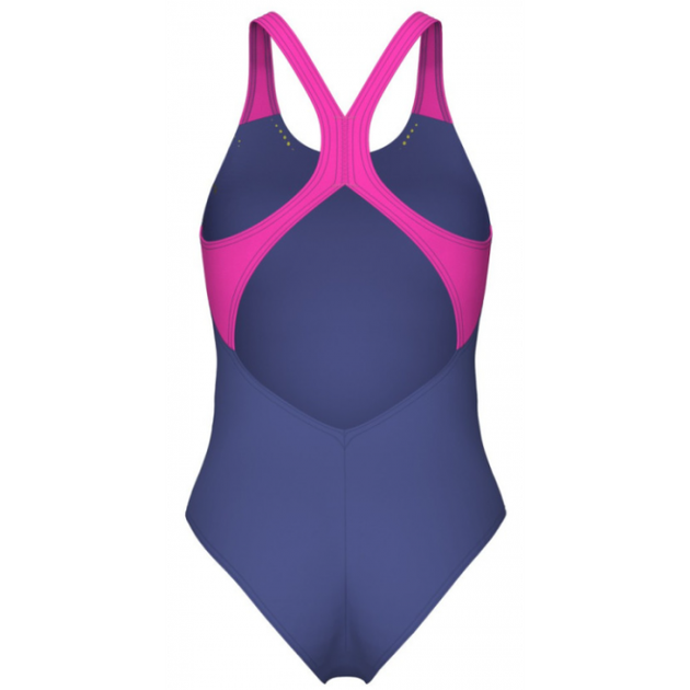 Женский купальник Arena SPIDER WEB SWIMSUIT V BACK синий размер 38 (007988-890) - изображение 7
