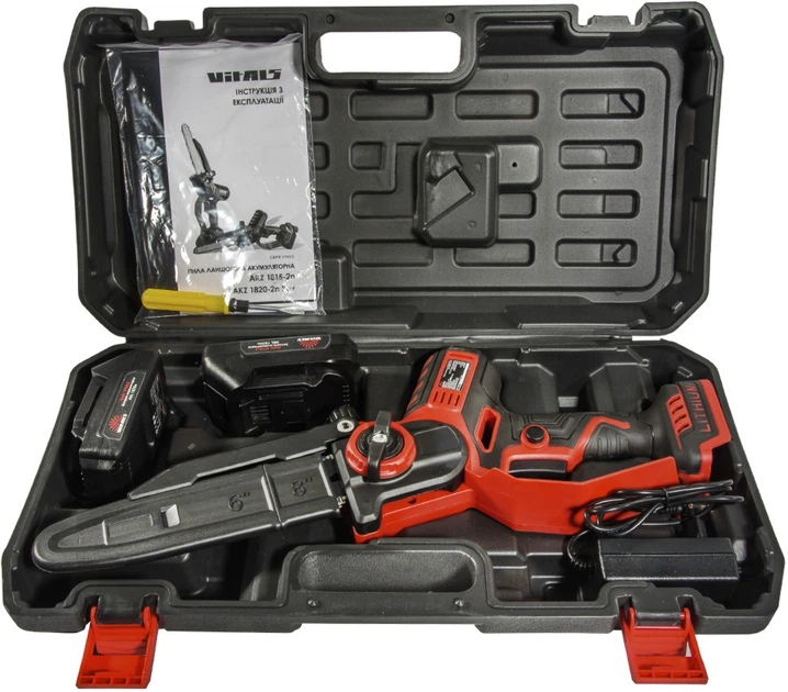 Пила цепная аккумуляторная Vitals AKZ 1820-2n Kit+ (223817