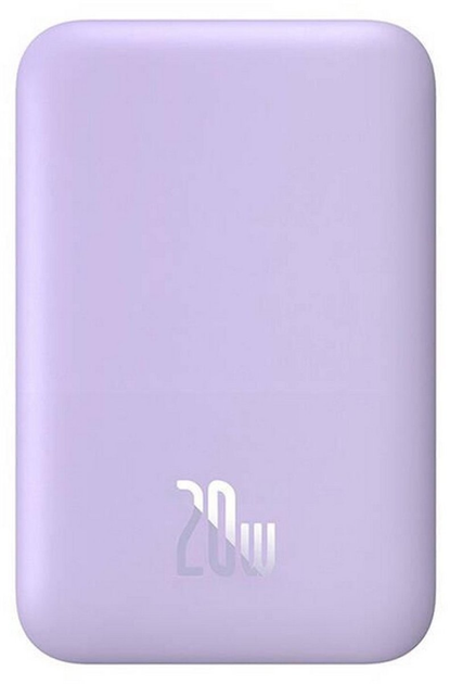 Powerbank Baseus Magnetic Mini Air MagSafe 6000mAh 20W Nebula Purple (P10059002513-00) - obraz 1