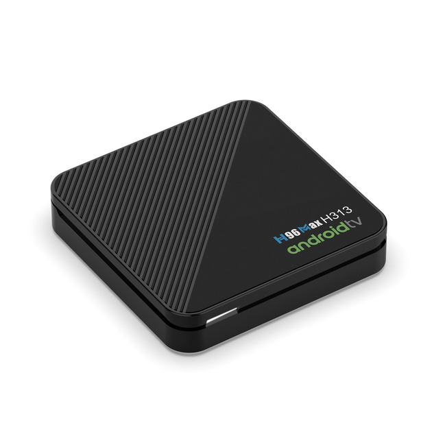 Смарт ТВ приставка H96 Max H313 2/16 Гб Android TV 14 Smart TV Box Allwinner H313 + промокоди на телебачення (H96 Max H313 2/16 Black) - зображення 5