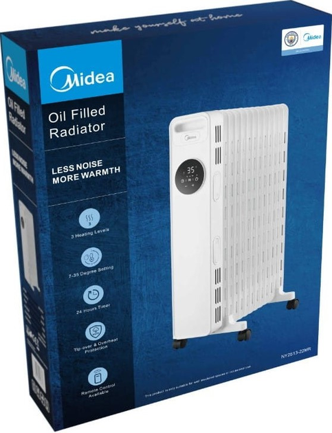 Grzejnik olejowy Midea M-NY2513-22MR - obraz 8