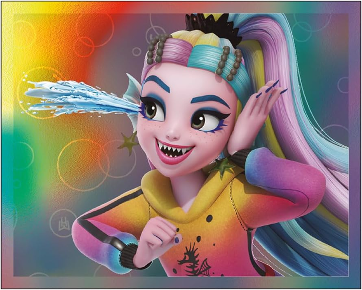Zestaw kart kolekcjonerskich Panini Monster High - Display of 50 Packs Stickers 105905 (8051708007848) - obraz 8
