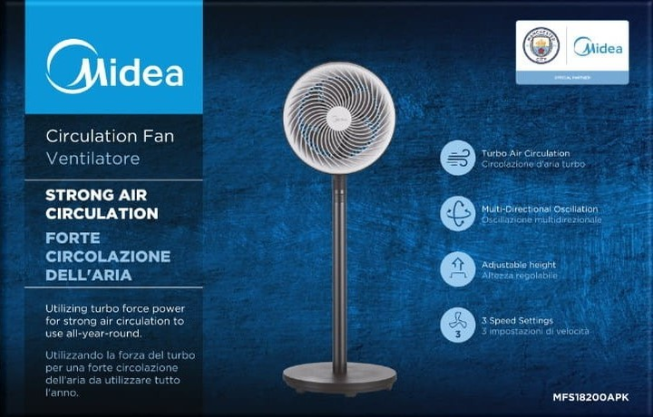 Wentylator stojący Midea M-FG18-22LAP - obraz 8