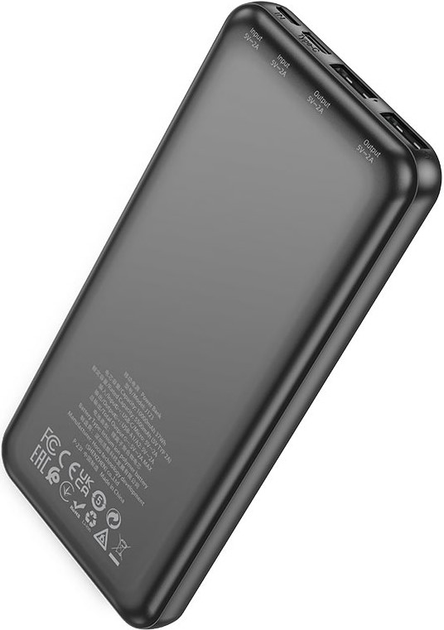 Powerbank Hoco J123 10000mAh Black - obraz 2