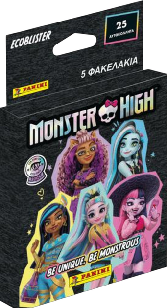 Набір колекційних карток Panini Monster High - Mini Blister Stickers 105906 (8051708011012) - зображення 1